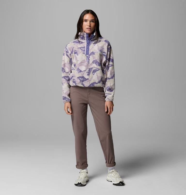 Helvetia II Printed Croppe Half Snap