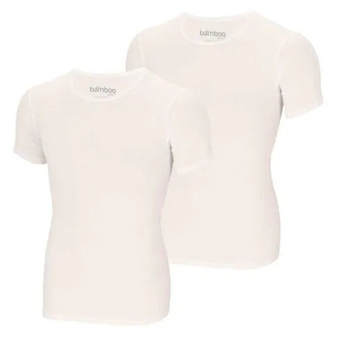 Bamboo T-shirt Round Neck 2-Pack