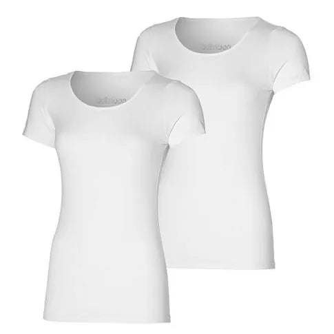 Bamboo T-shirt Round Neck 2-Pack W