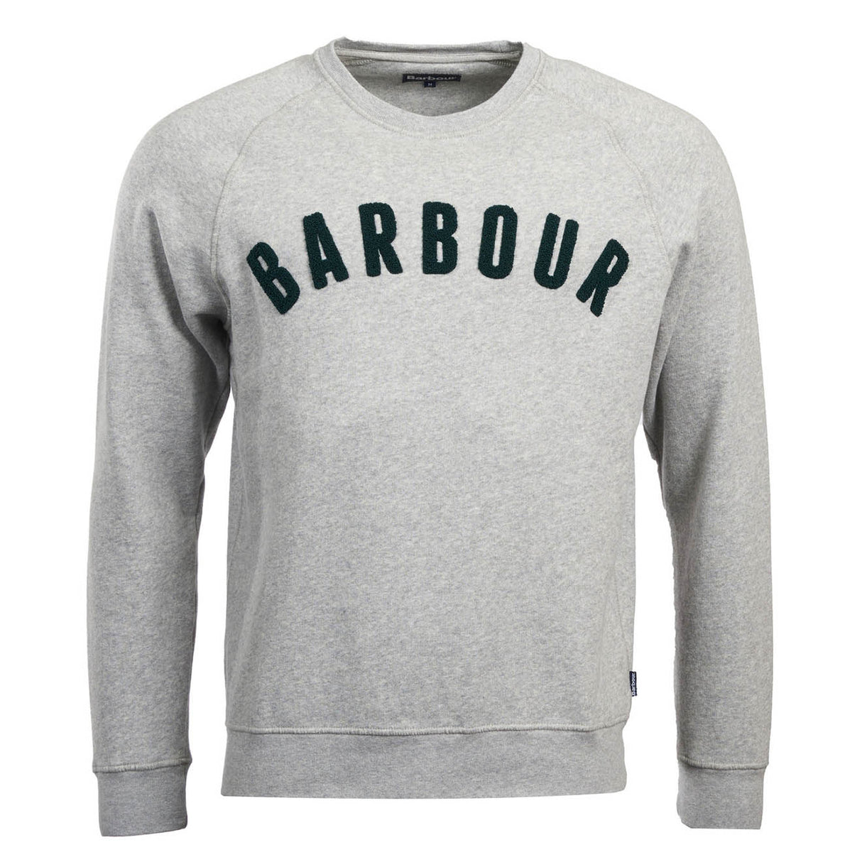 Barbour-Prep-Logo-Crew-Sweatshirt-Grey-Marl