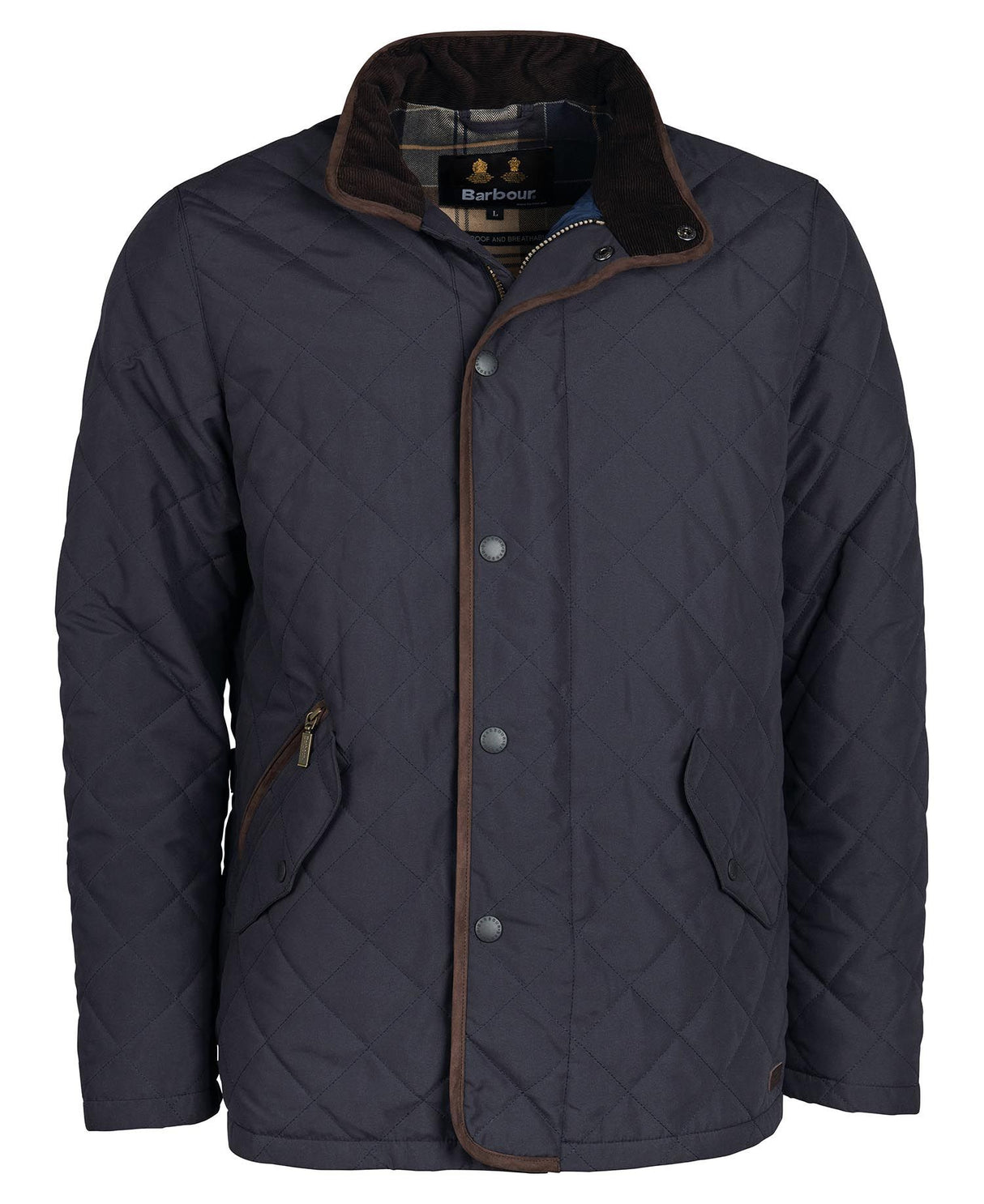 Barbour-Waterproof-Shoveler-Quilt-Navy-1