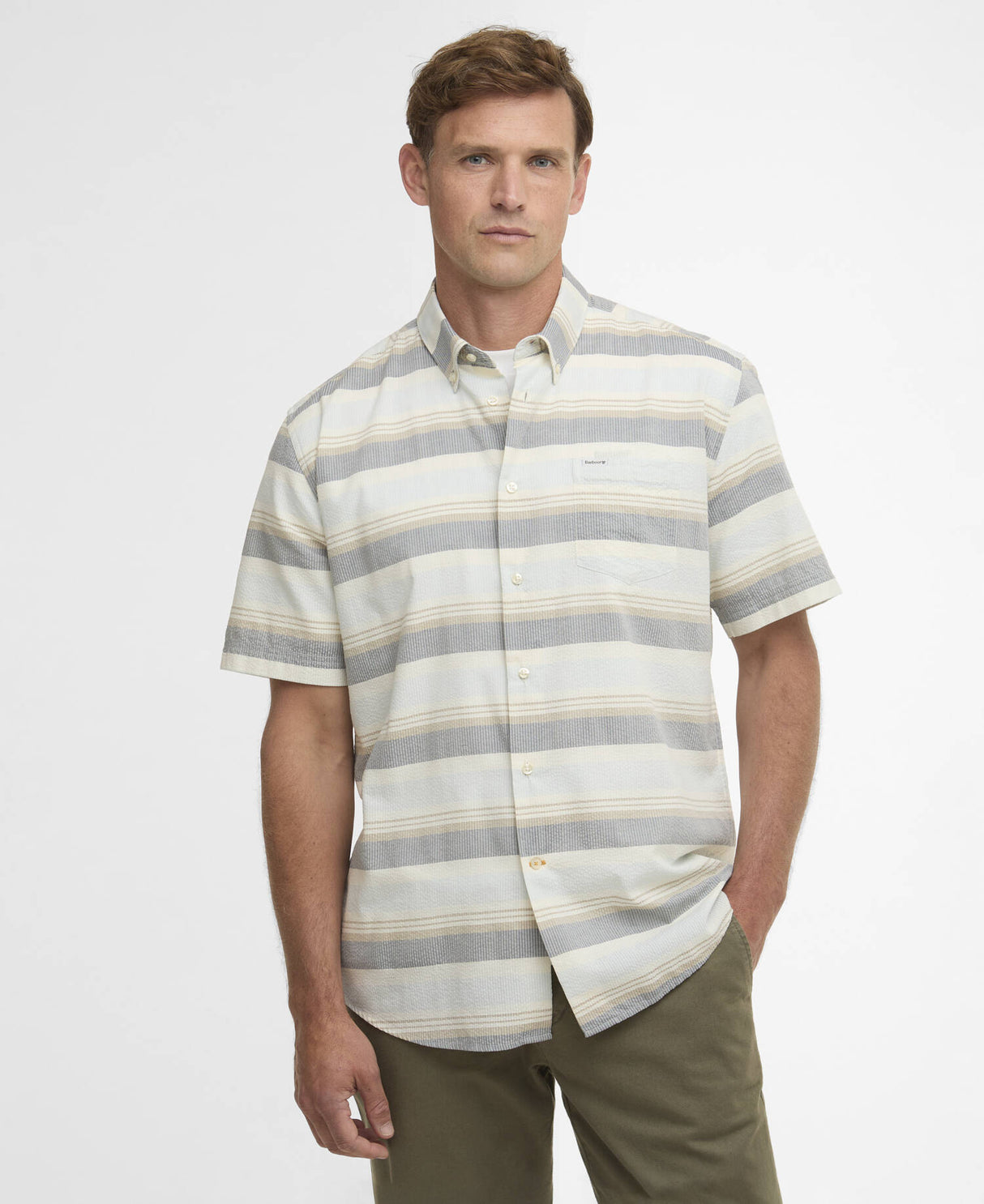 Chathill Striped Regular S/S Shirt