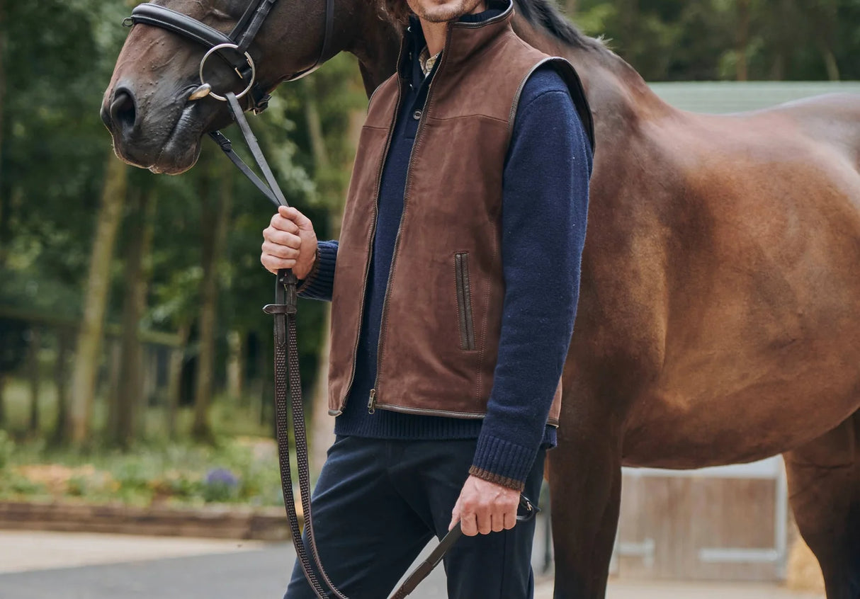 Dunhill Leren Bodywarmer