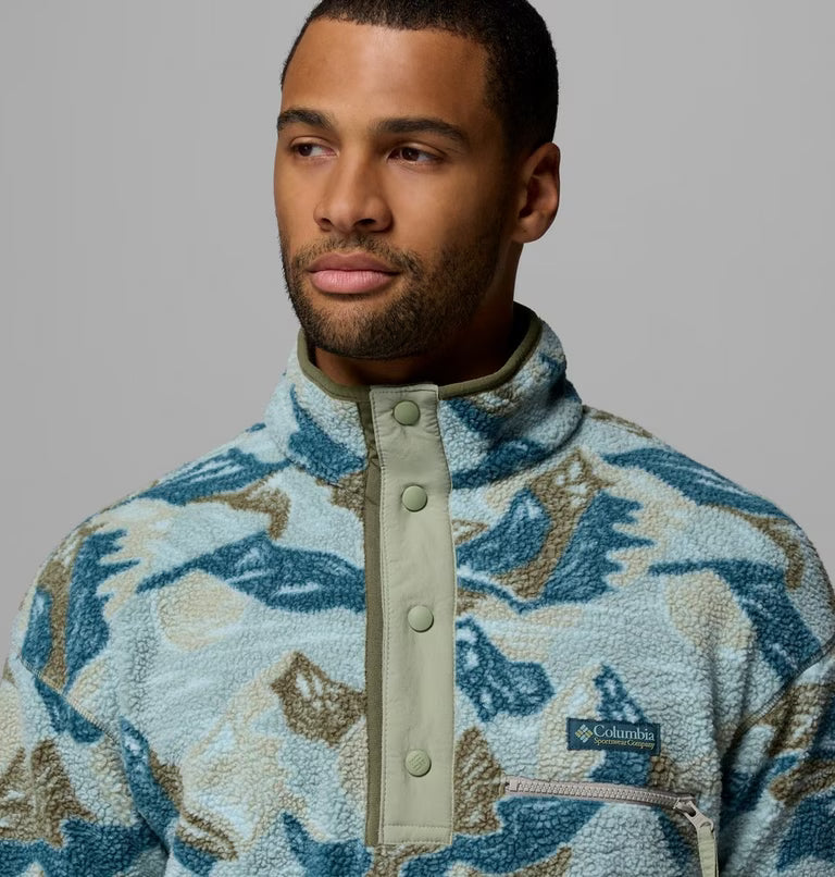 Helvetia II Printed Half Snap Fleece