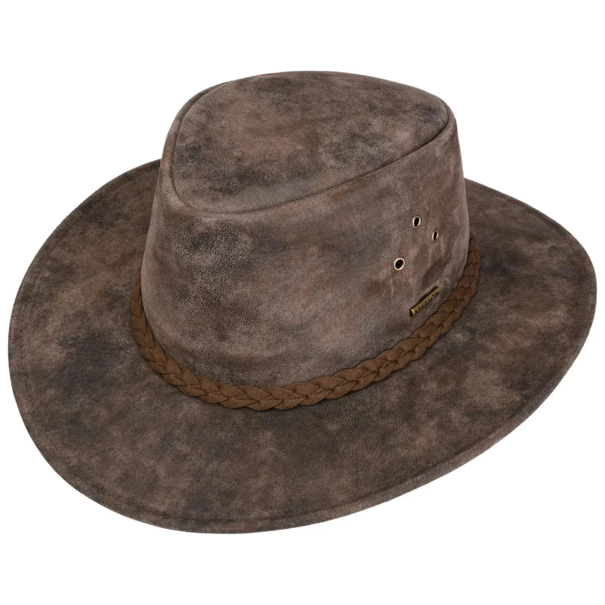 Stetson Pigskin Leather Western Outback Hat
