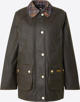Icons Tartan Collar Modern Beadnell Wax Jacket