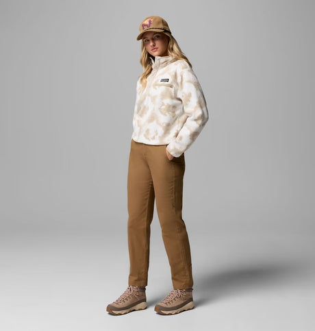 Helvetia II Printed Cropped Half Snap Wmns