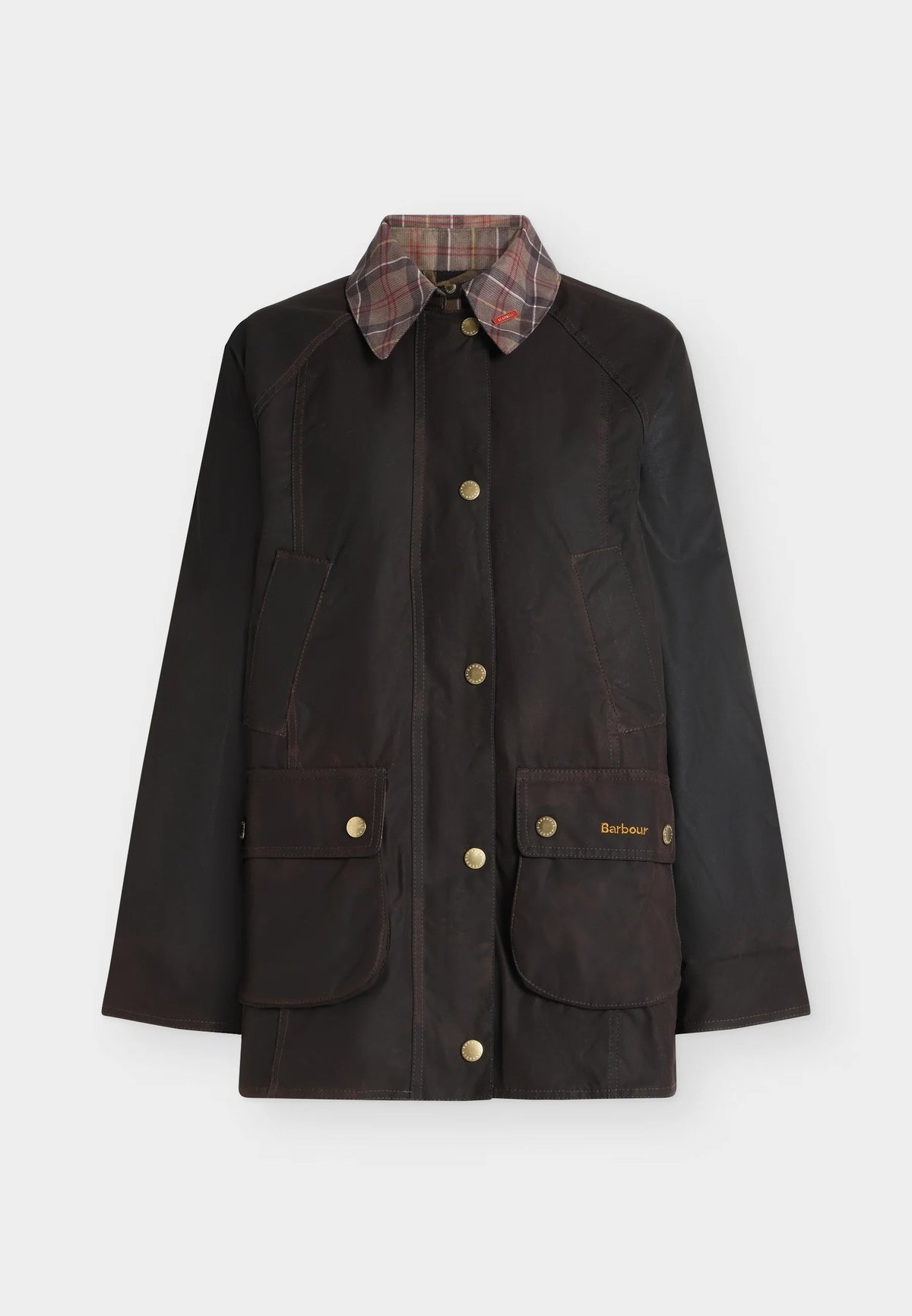 Icons Tartan Collar Modern Beadnell Wax Jacket