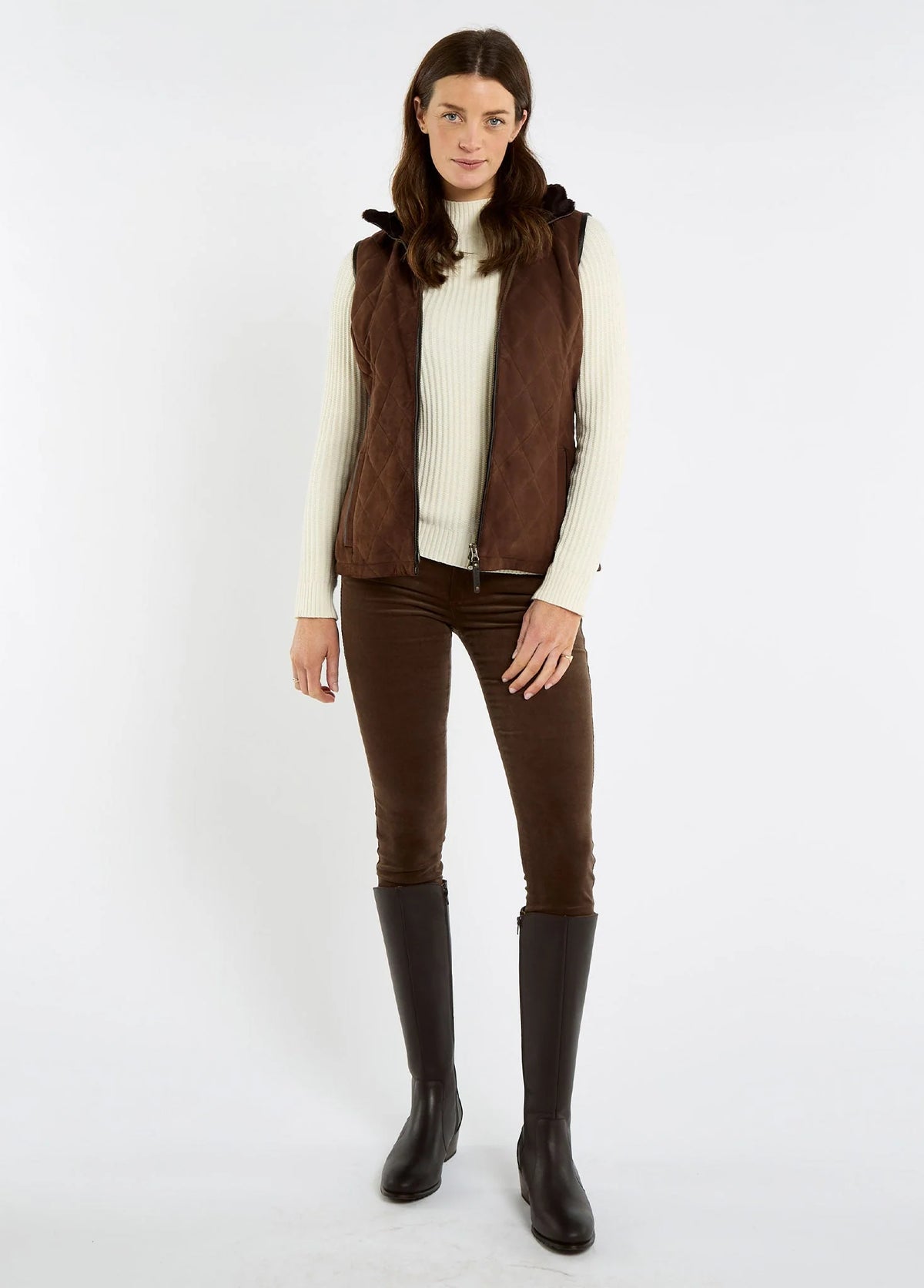 Ballyhale Suède Gilet W