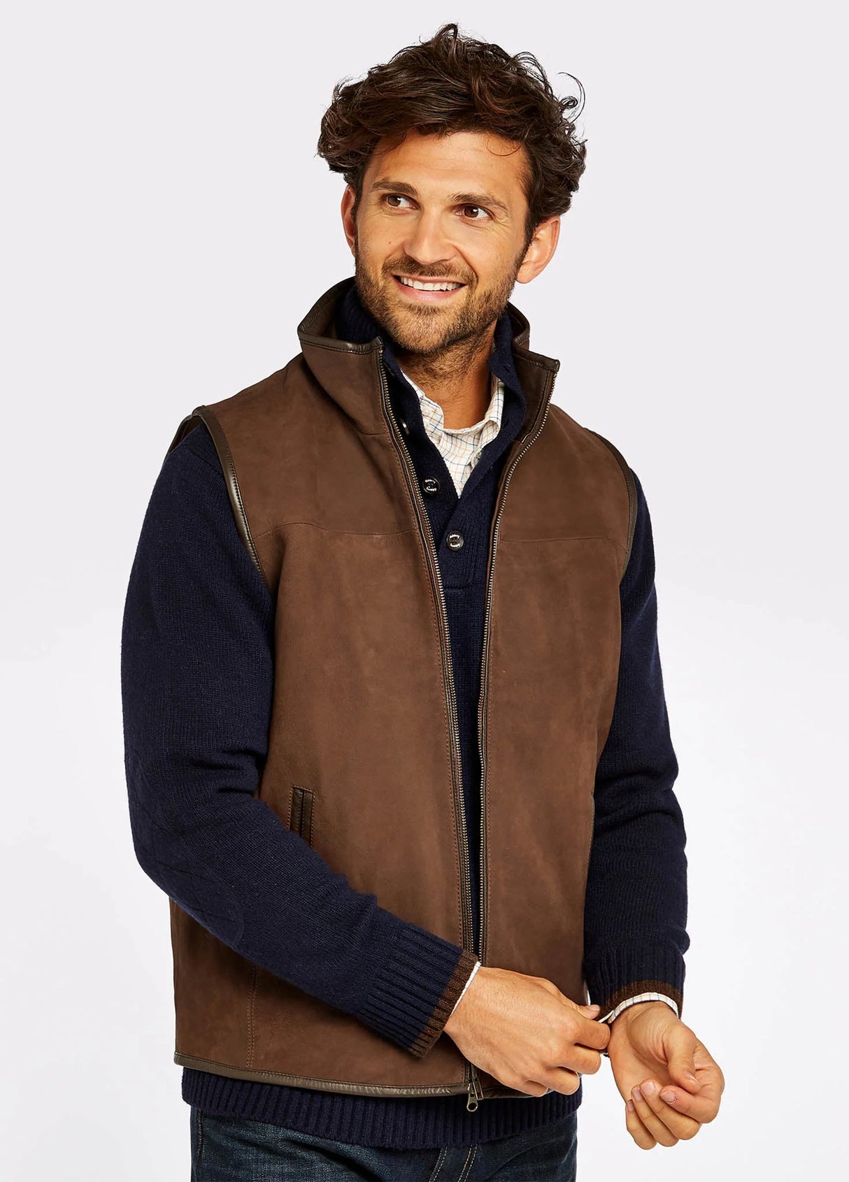 Dunhill Leren Bodywarmer