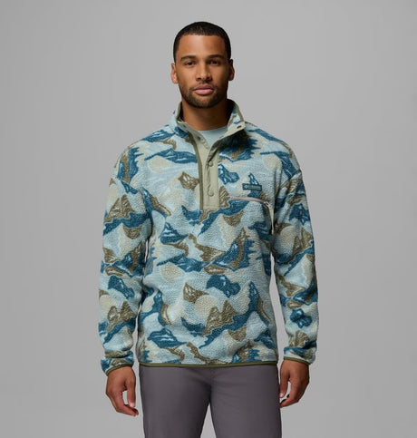 Helvetia II Printed Half Snap Fleece
