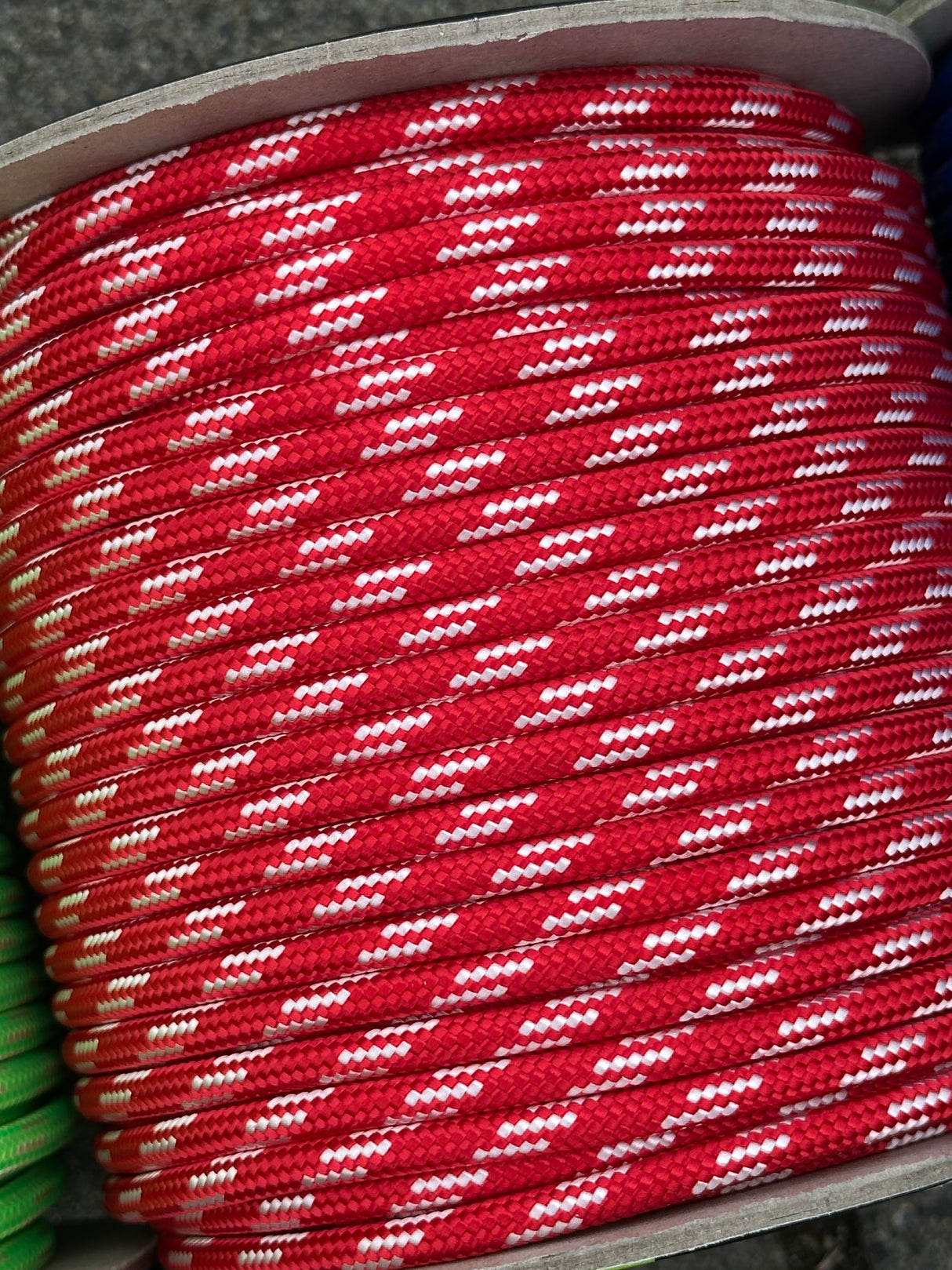 PES Cord 5mm Statisch Touw Rood