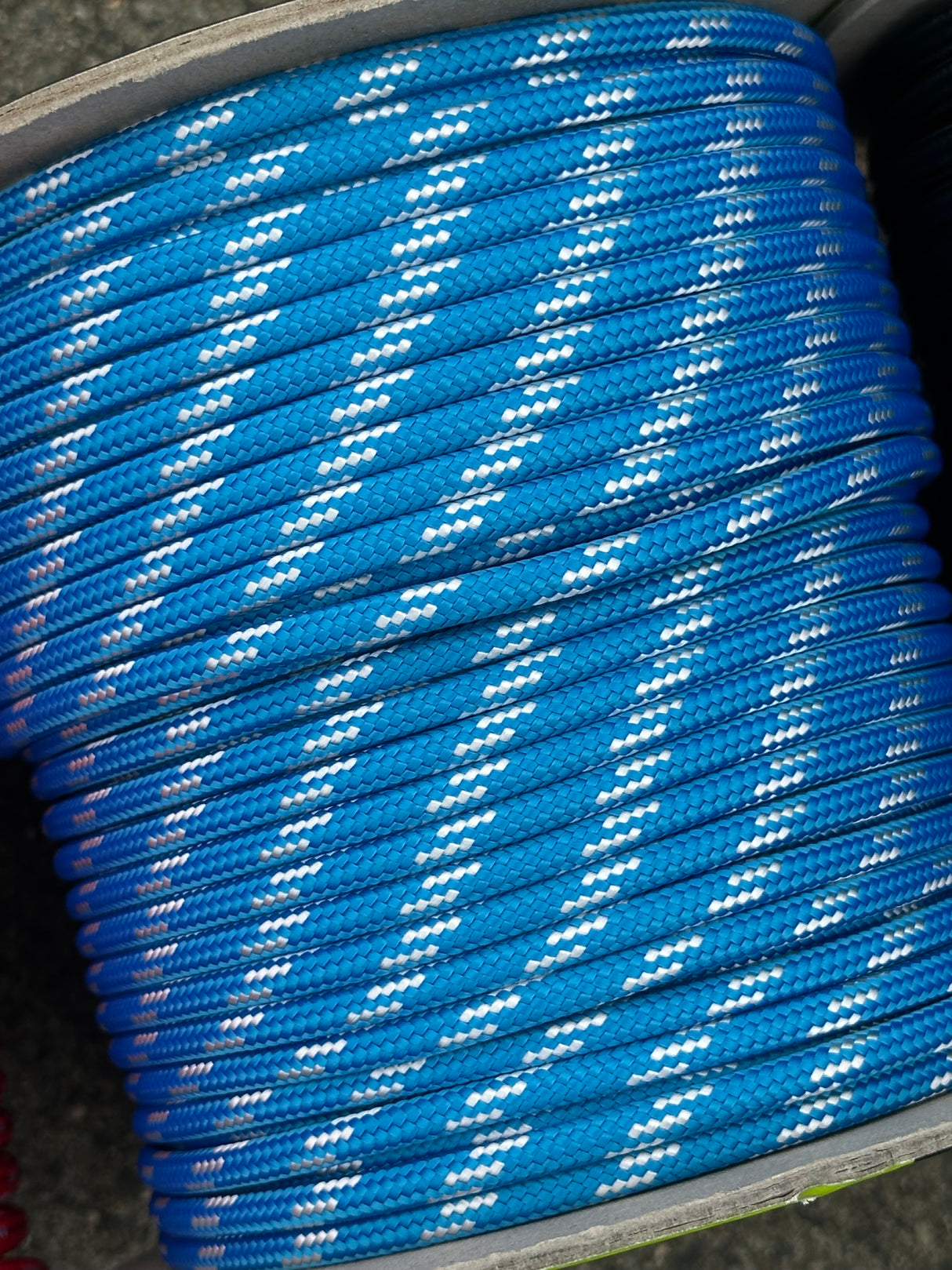 PES Cord 4mm Statisch Touw Blauw