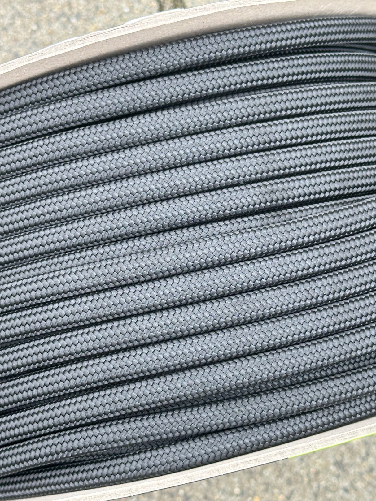 PES Cord 8mm Statisch Touw Zwart