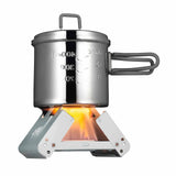 Pocket Stove Droogbrandstofbrander + Windscherm