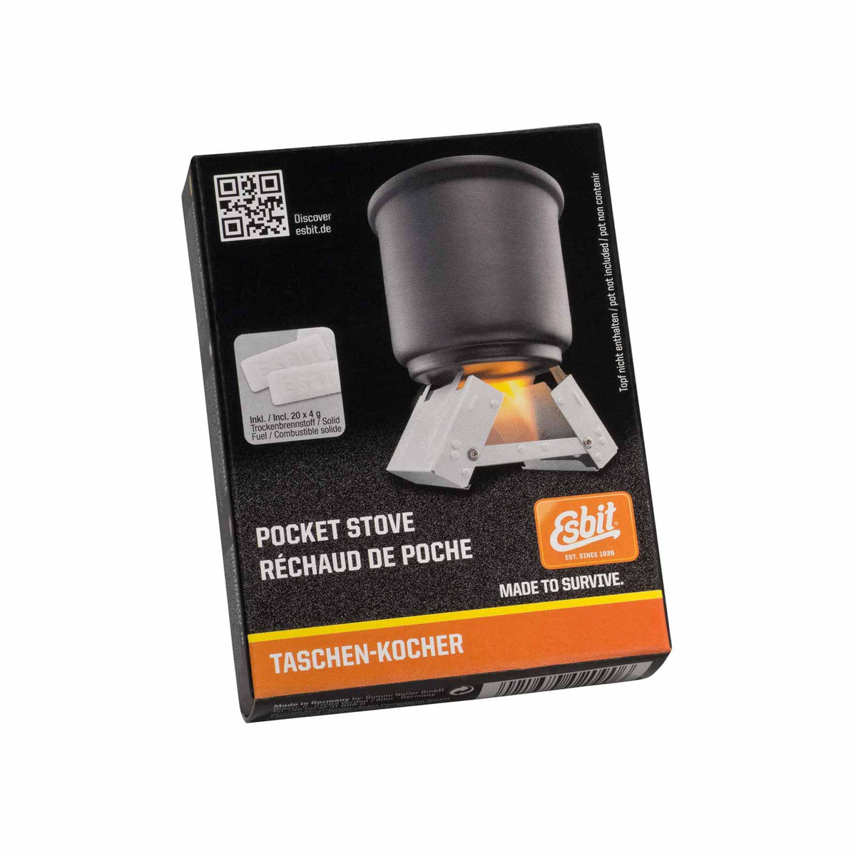Pocket Stove Droogbrandstofbrander