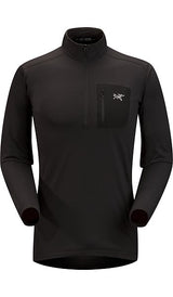 Rho-LT-Zip-Neck-Black