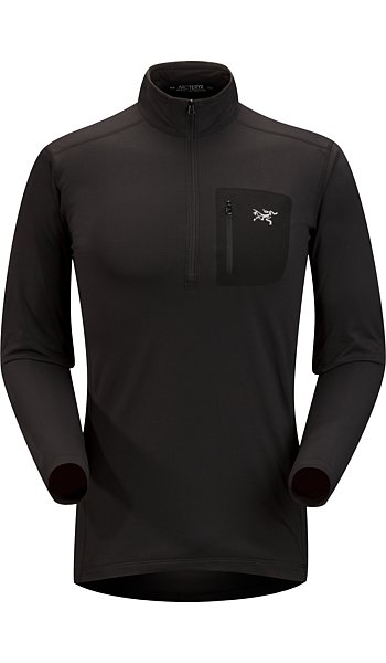 Rho-LT-Zip-Neck-Black