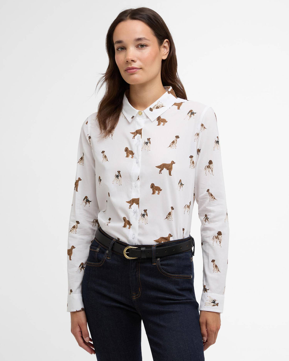 Safari Shirt Multi-Dog Print W