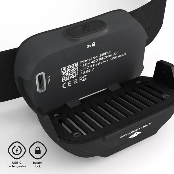 Seek 600 Recharge Oplaadbare Hoofdlamp