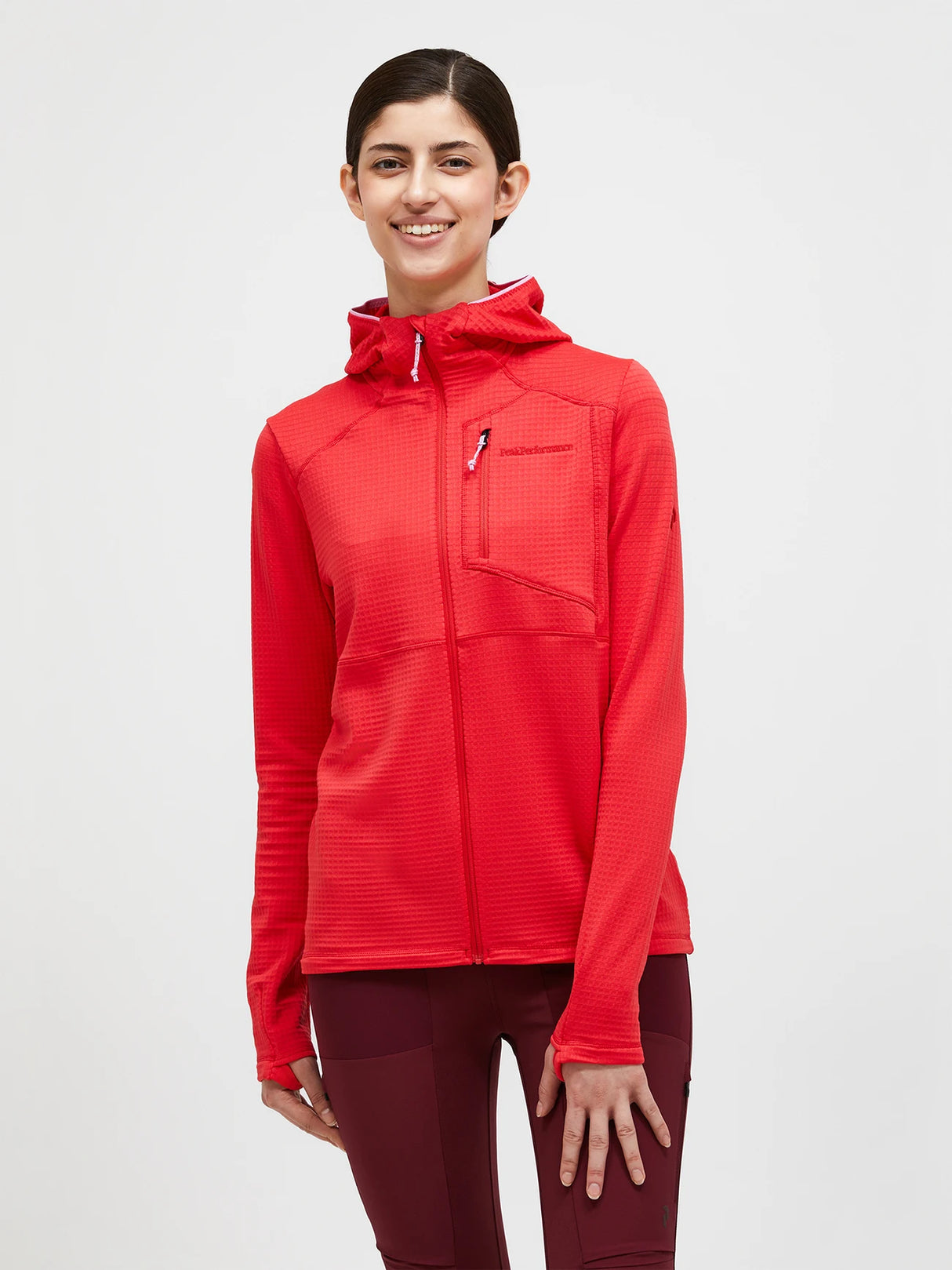 Trail Polartec Zip Hood W