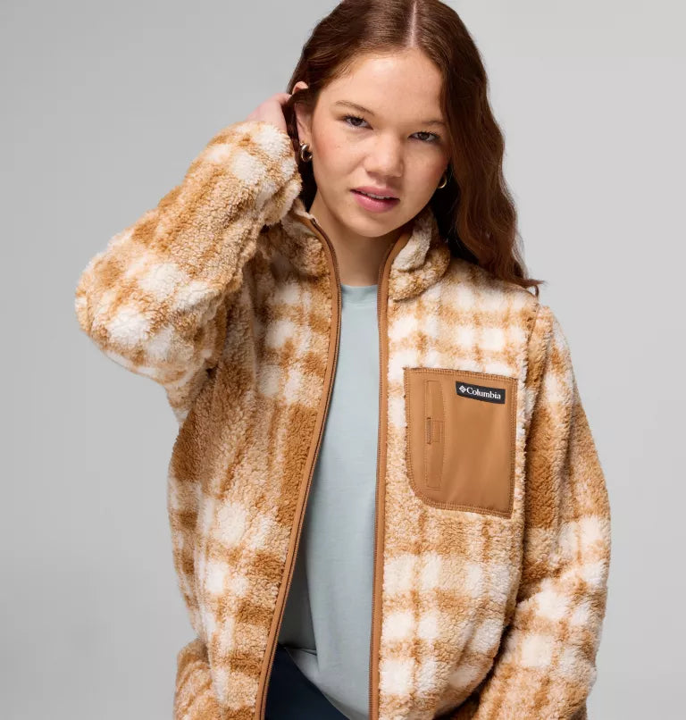 West Bend II Printed Sherpa Jacket W