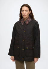 Icons Tartan Collar Modern Beadnell Wax Jacket