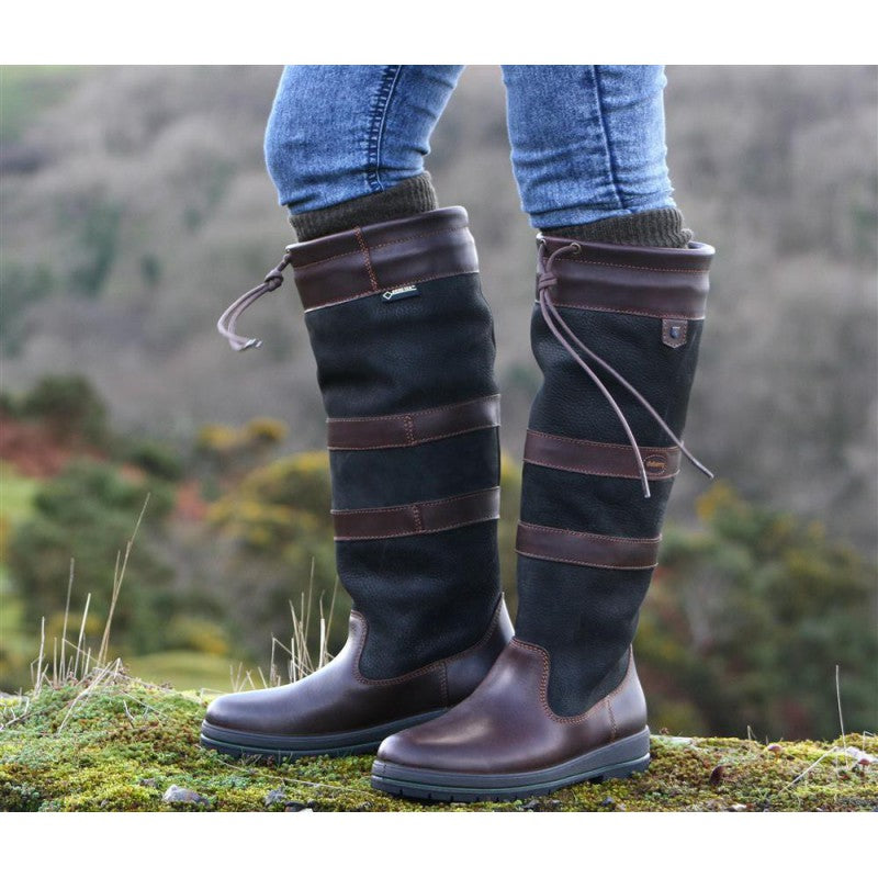 dubarry-galway-black-brown-met-gratis-onderhoudsproduct